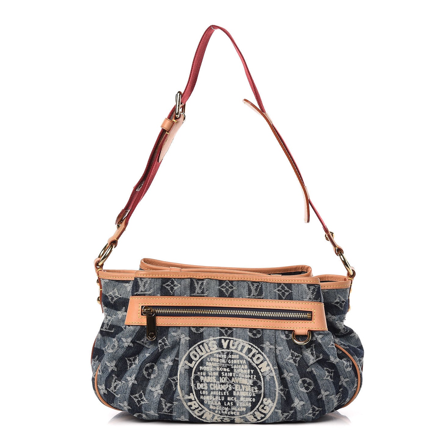 Denim Raye Porte Epaule MM