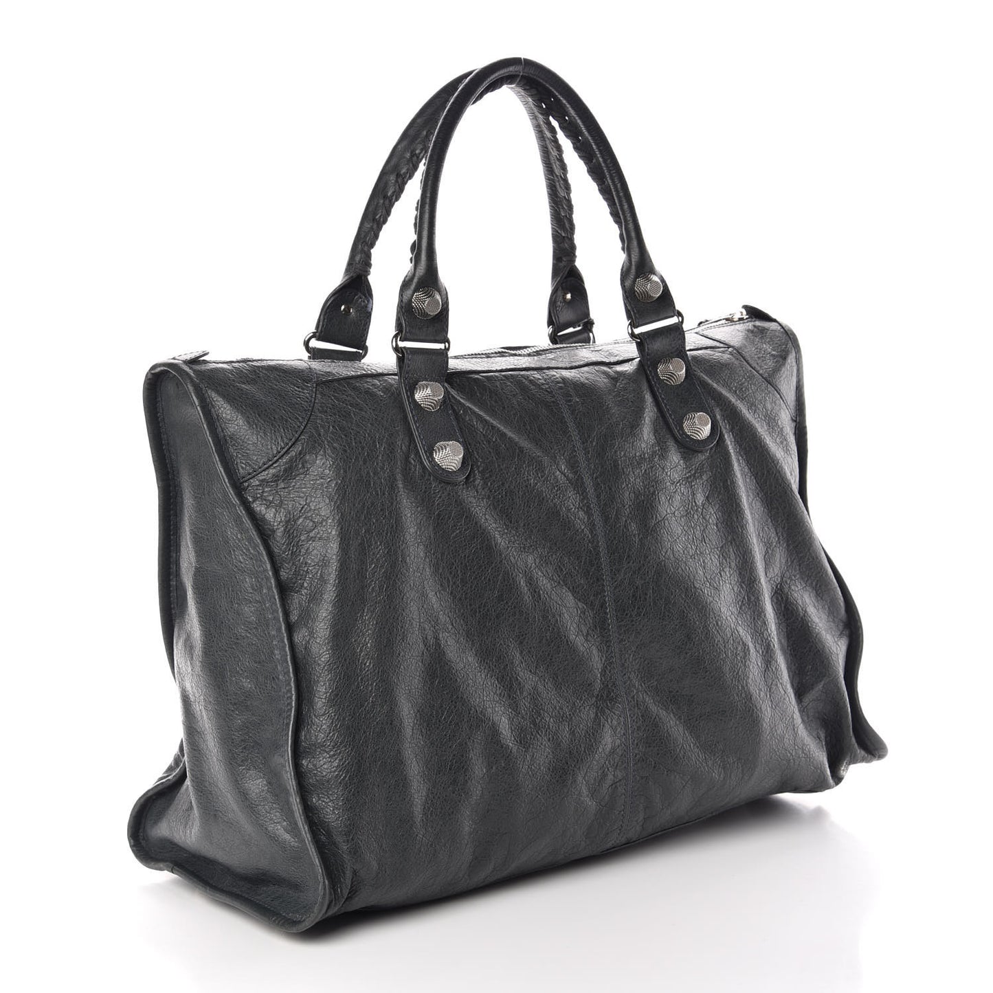 Agneau Giant 21 Silver Hardware Weekender Anthracite