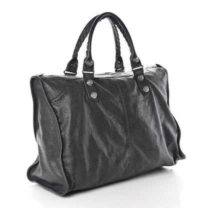 Balenciaga Agneau Giant 21 Silver Hardware Weekender Anthracite 3 of 15