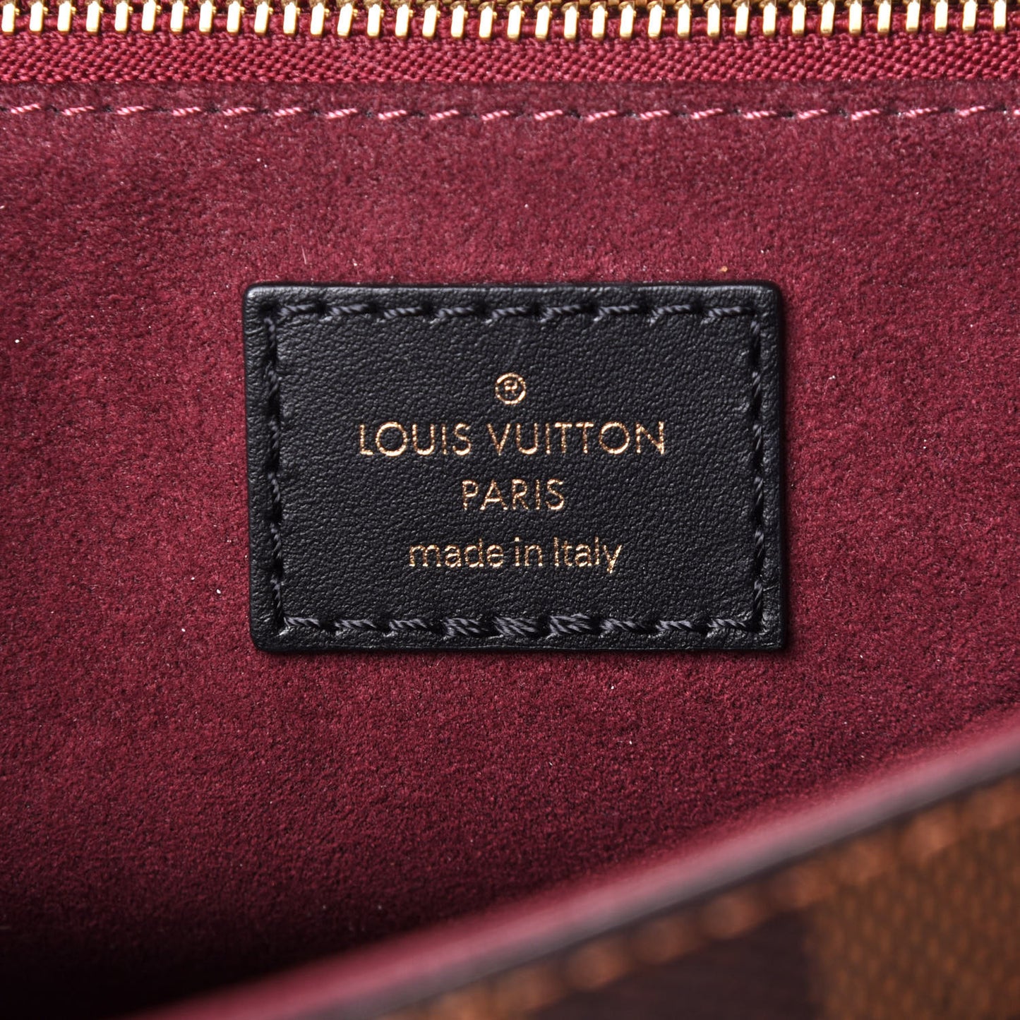 Damier Ebene Vavin PM Bordeaux