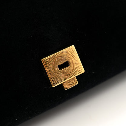 Dolce & Gabbana Velvet Medium Devotion Crossbody Bag Black 12 of 12