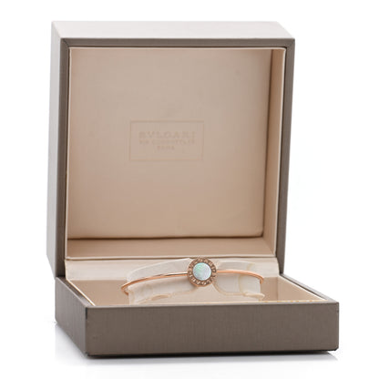 Bulgari 18K Rose Gold Mother of Pearl BVLGARI BVLGARI Bangle Bracelet 4 of 4