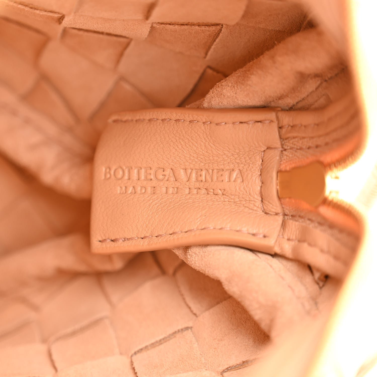 Bottega Veneta Nappa Intrecciato Mini Loop Camera Bag Almond 6 of 9