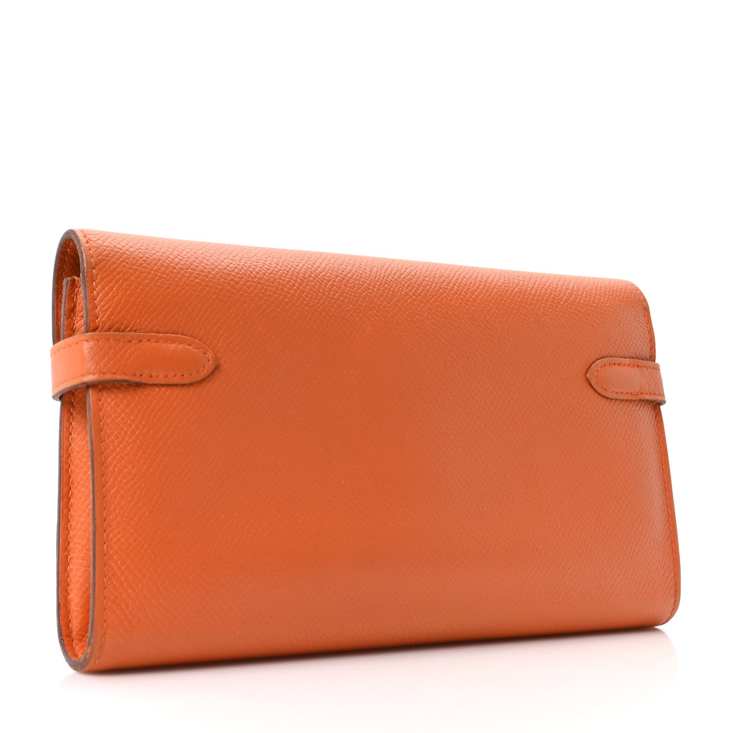 Hermes Epsom Kelly Longue Wallet Orange 3 of 10