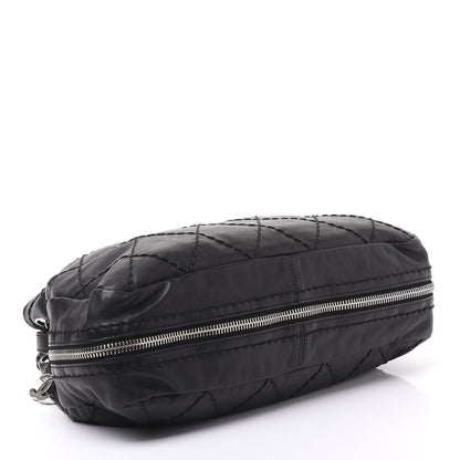 Chanel Calfskin Stitched Expandable Tote Black 3 of 8