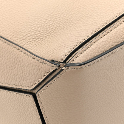 Loewe Grained Calfskin Small Puzzle Bag Sand 9 of 11