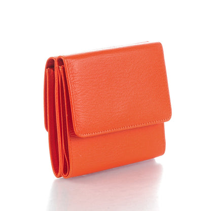 Chanel Goatskin Compact CC Flap Wallet Orange 3 of 9