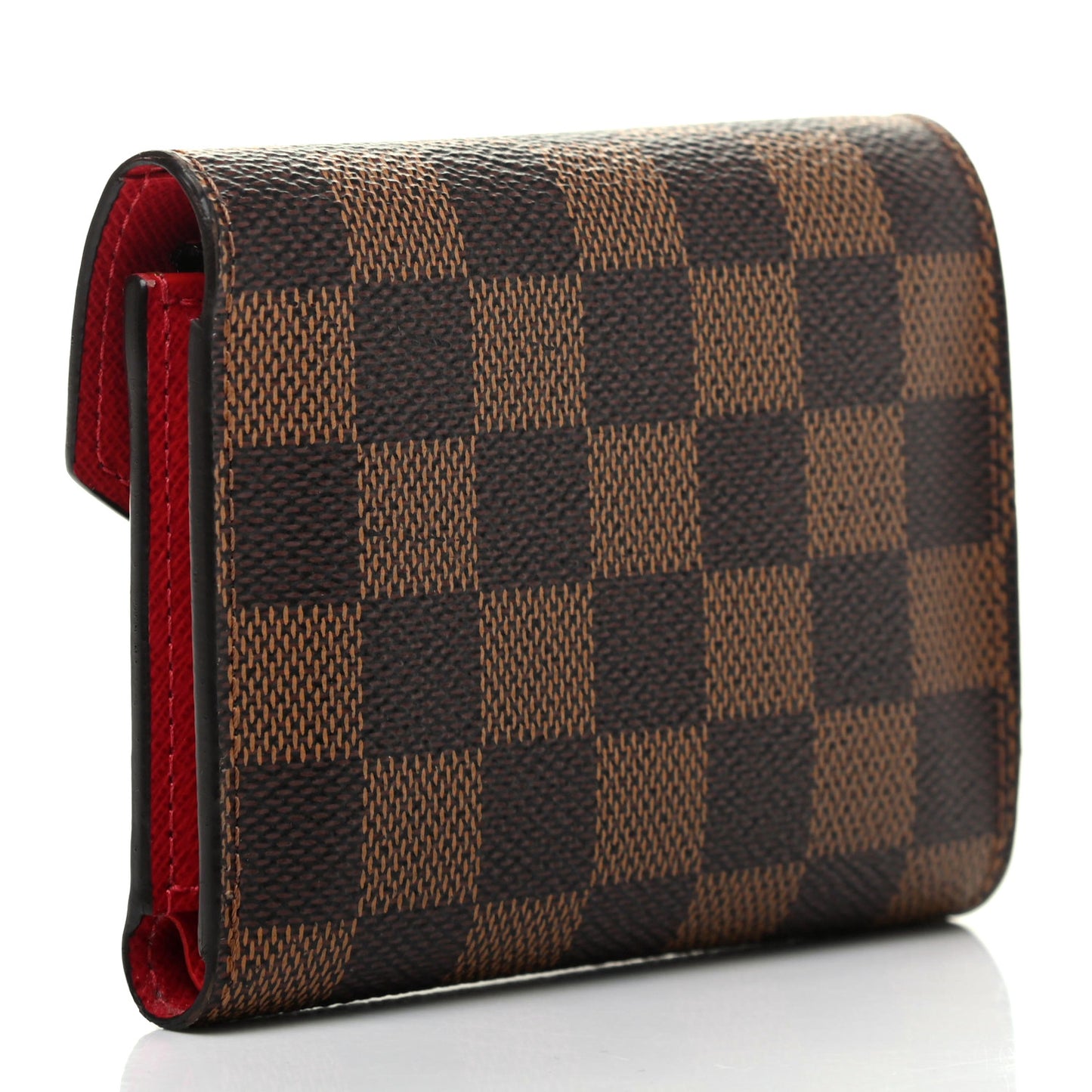 Damier Ebene Victorine Wallet Cherry