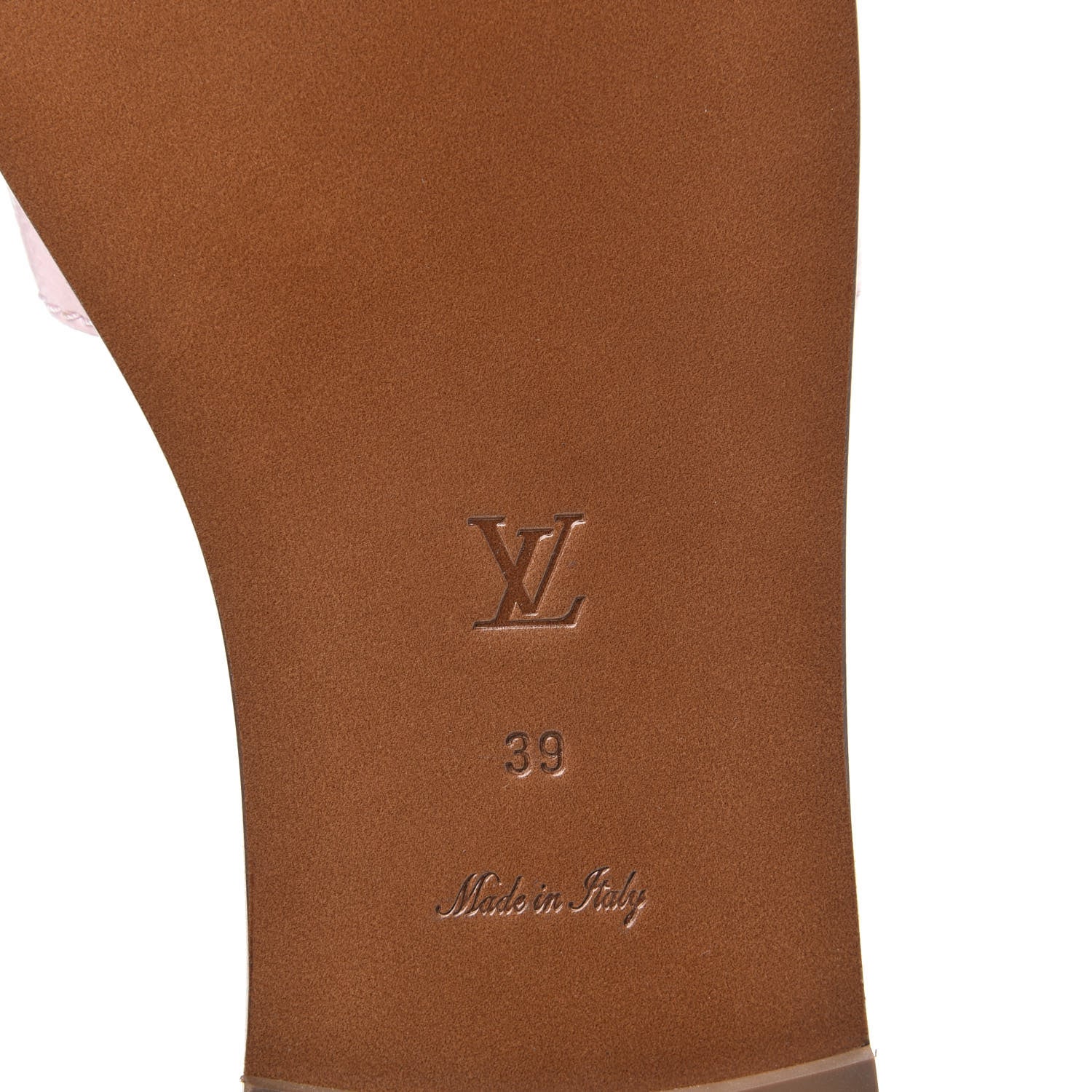 Louis Vuitton Monogram Giant Lock It Flat Mules 39 Rouge Rose 7 of 9