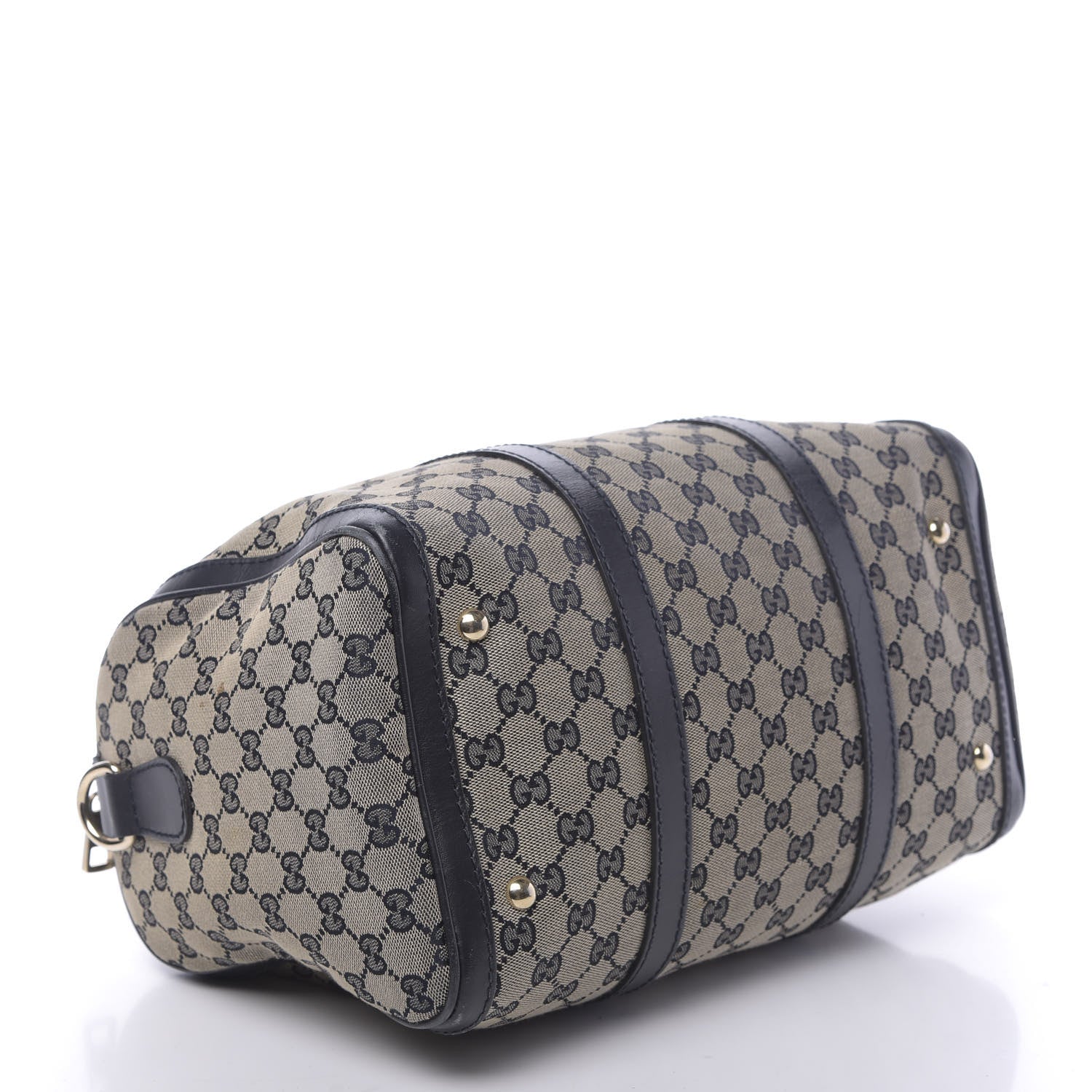 Gucci Monogram Medium Boston Navy 4 of 15