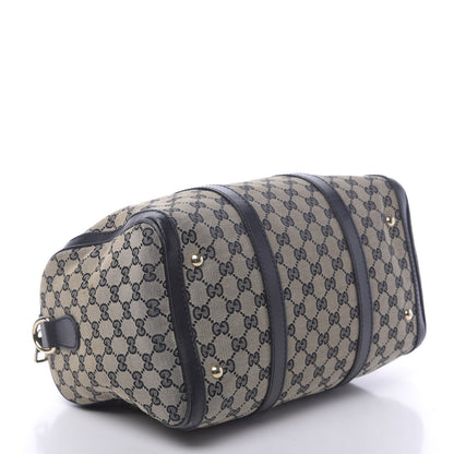 Gucci Monogram Medium Boston Navy 4 of 15