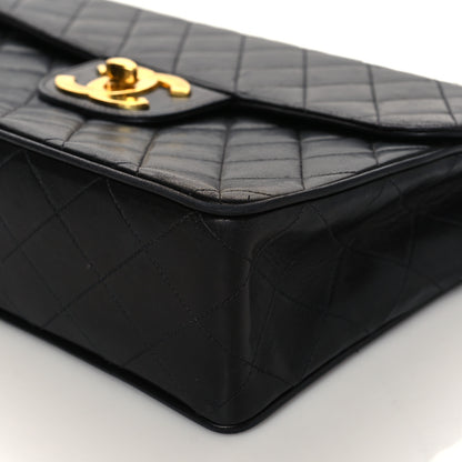 Chanel Lambskin Quilted Jumbo Single Flap Black 10 of 10
