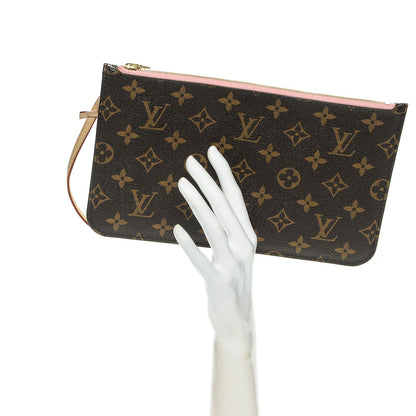 Louis Vuitton Monogram Neverfull MM GM Pochette Sugar Pink 2 of 6
