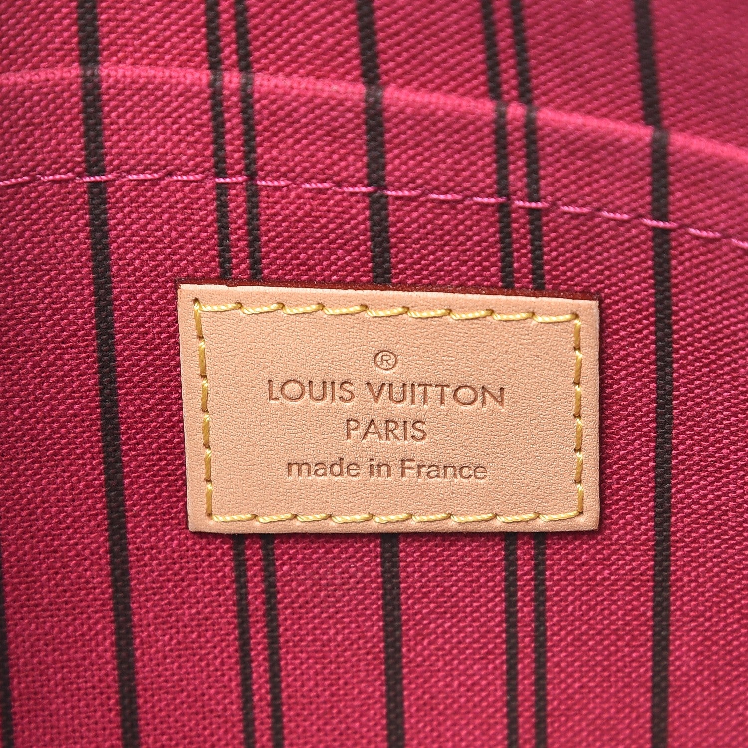 Louis Vuitton Monogram Neverfull MM GM Pochette Pivoine 6 of 6