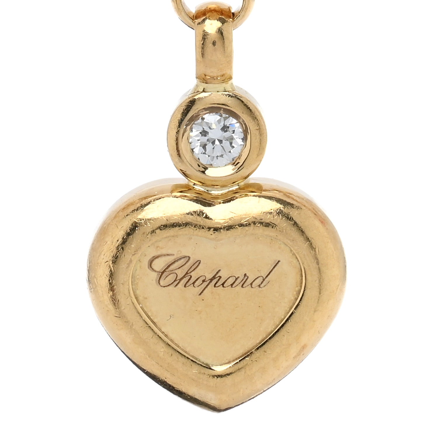 Chopard 18K Yellow Gold Diamond Multi Stone Dangle Charm Bracelet 3 of 3