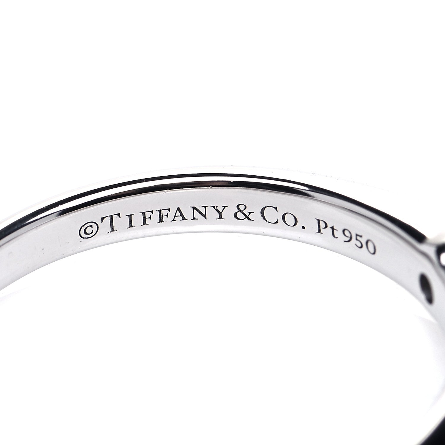 Tiffany Platinum Diamond .22ct Solitaire Engagement Ring 49 5 4 of 7