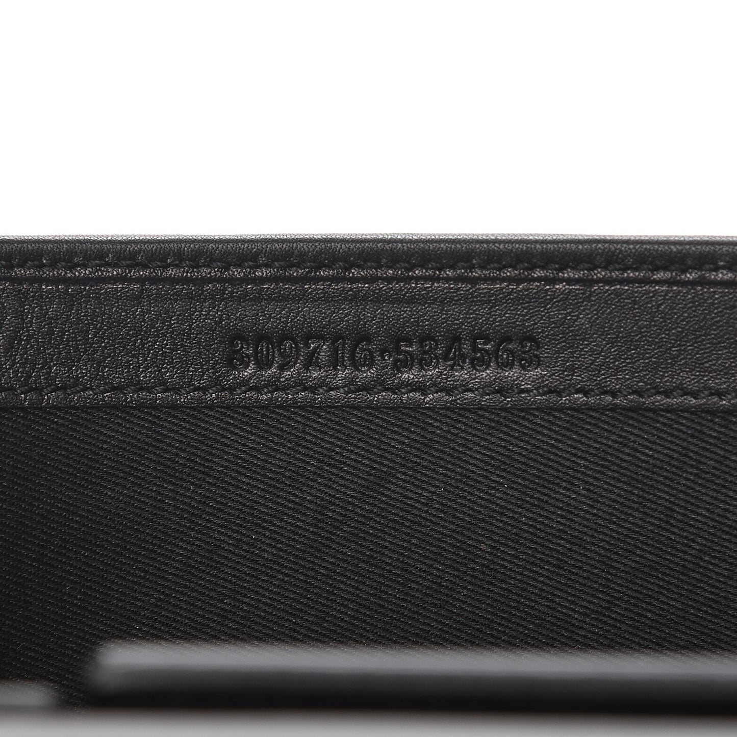Microguccissima Travel Organizer Flap Wallet Black