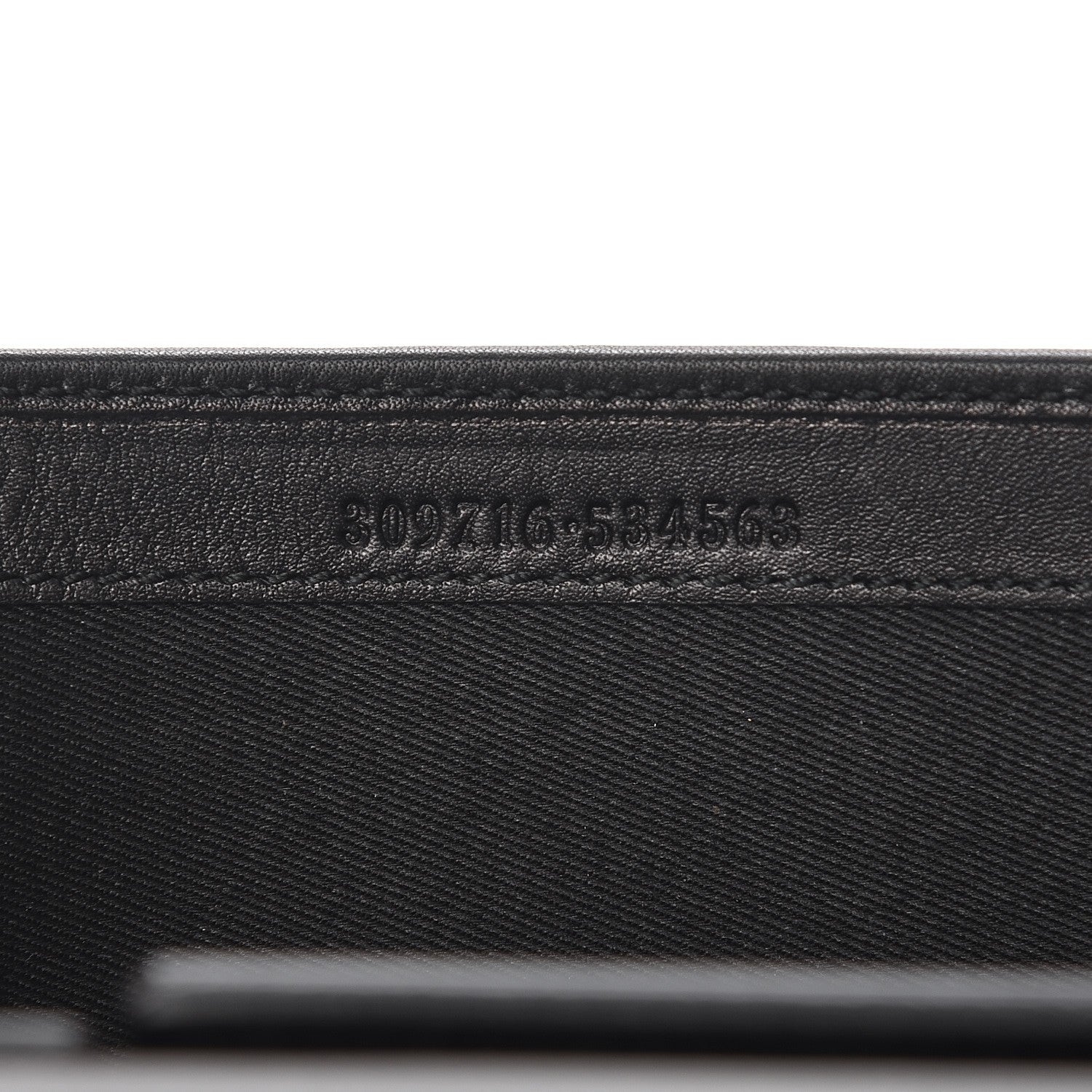 Gucci Microguccissima Travel Organizer Flap Wallet Black 8 of 8