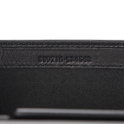 Gucci Microguccissima Travel Organizer Flap Wallet Black 8 of 8