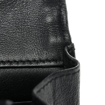 Chanel Patent CC Compact Wallet on Chain WOC Black 14 of 15