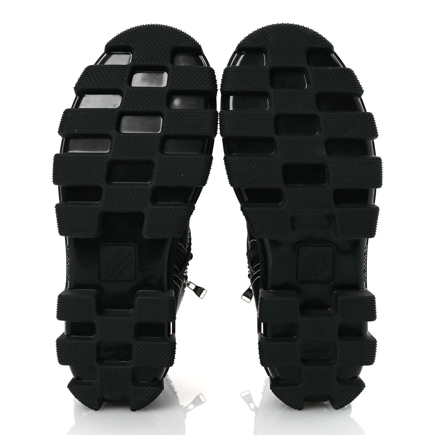 Louis Vuitton Calfskin Studded Mens Checker Mid Boot 8 7 of 13