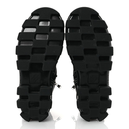 Louis Vuitton Calfskin Studded Mens Checker Mid Boot 8 7 of 13