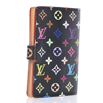 Louis Vuitton Monogram Multicolor Carnet de Bal Mini Agenda Cover Black 3 of 7