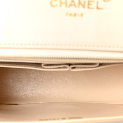 Chanel Lambskin Quilted Small Single Flap Beige 5 of 11