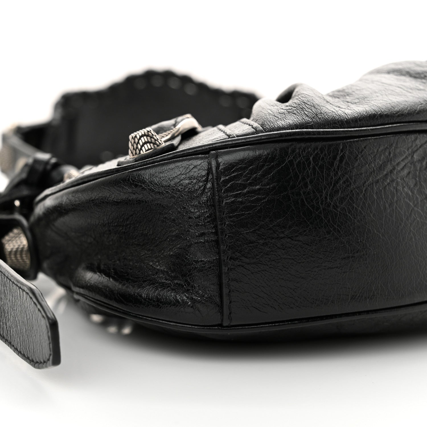 Balenciaga Agneau Arena Le Cagole Shoulder Bag XS Black 10 of 11