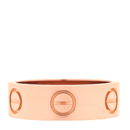 Cartier 18K Pink Gold 5.5mm LOVE Ring 47 4 1 of 5