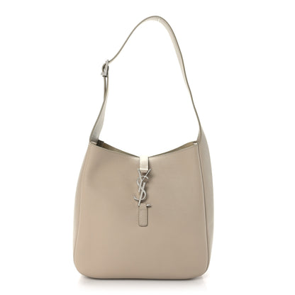 Saint Laurent Smooth Calfskin Small Le 5 A 7 Soft Hobo Sea Salt 1 of 8