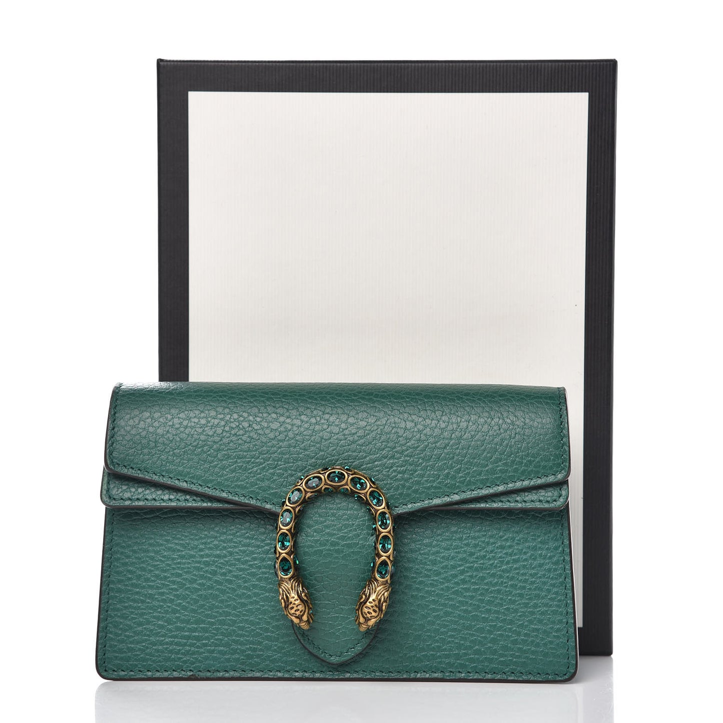 Calfskin Super Mini Dionysus Shoulder Bag Emerald