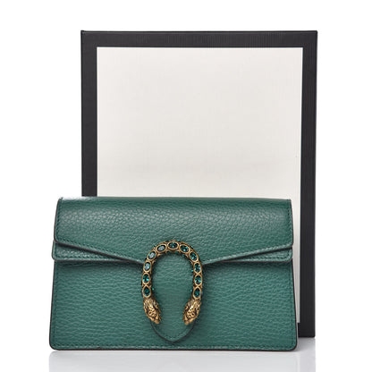 Gucci Calfskin Super Mini Dionysus Shoulder Bag Emerald 7 of 7