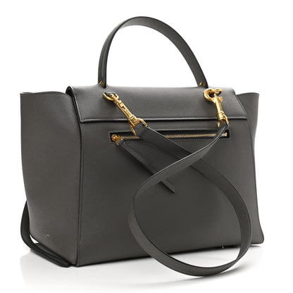 Celine Grained Calfskin Mini Belt Bag Grey 3 of 12