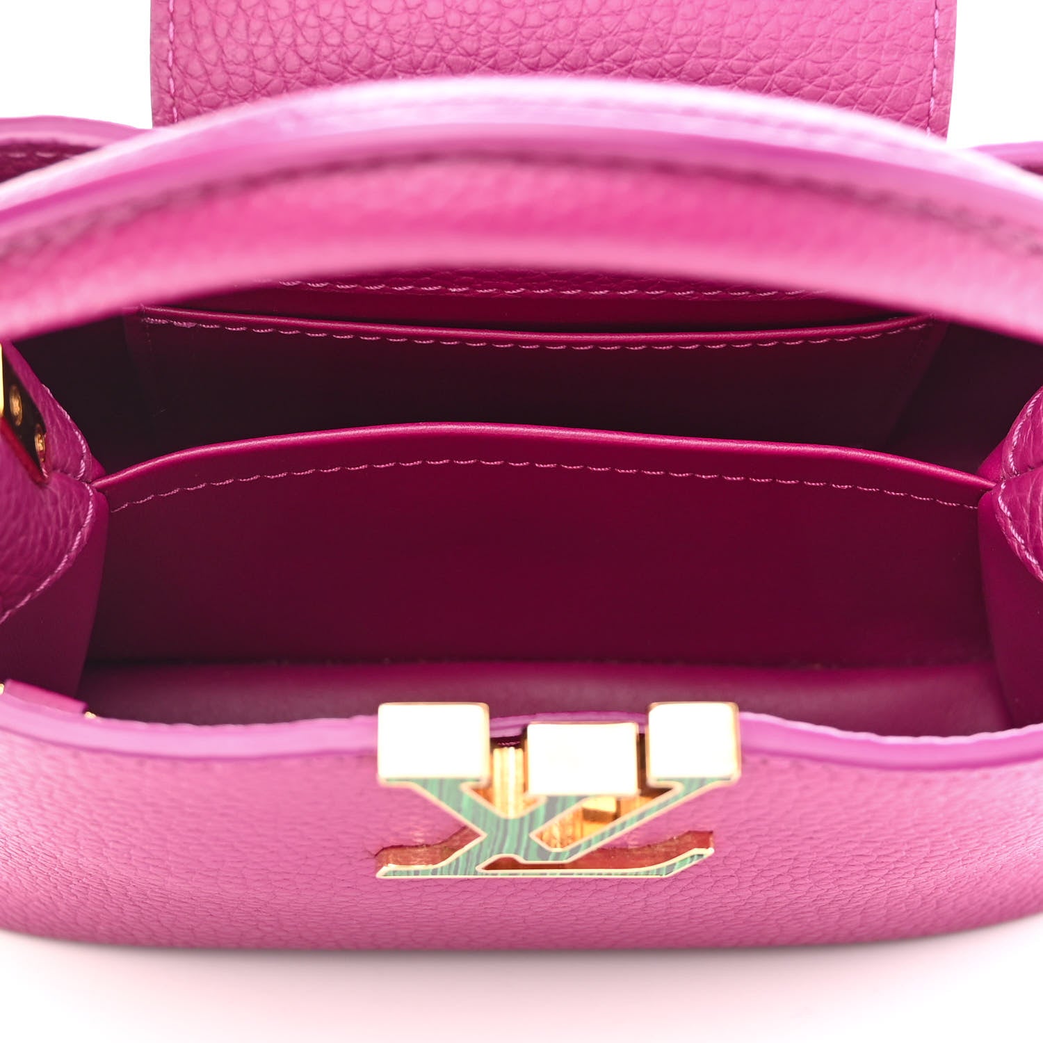 Louis Vuitton Taurillon Mini Capucines Purple 5 of 9