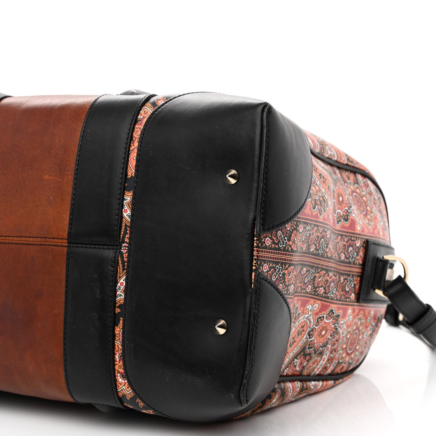 Calfskin Paisley Print Medium Lucrezia Multicolor