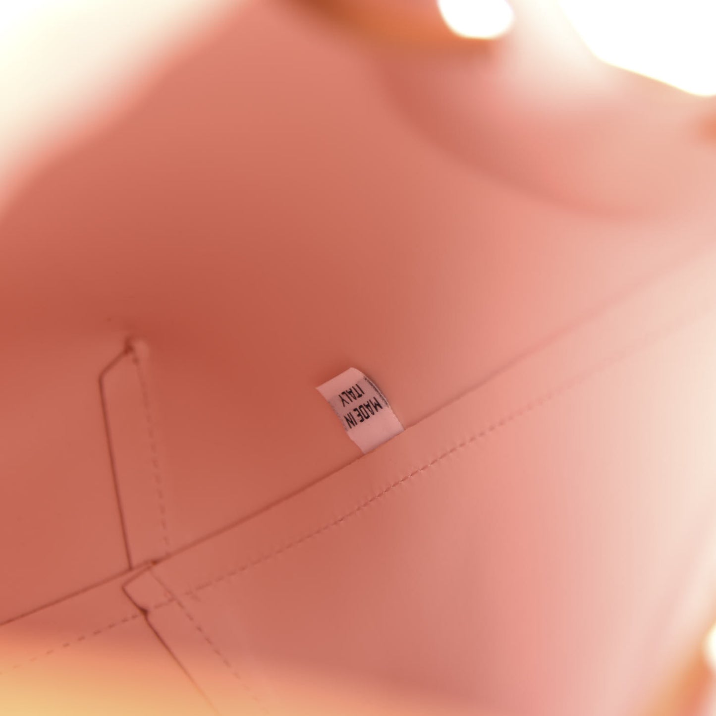 Calfskin Mini Bucket Bag Cammello Rosa