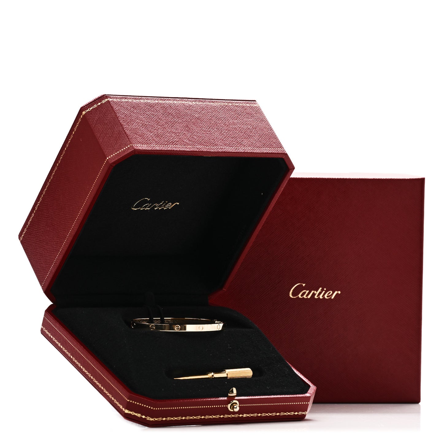 18K Yellow Gold Small LOVE Bracelet 16