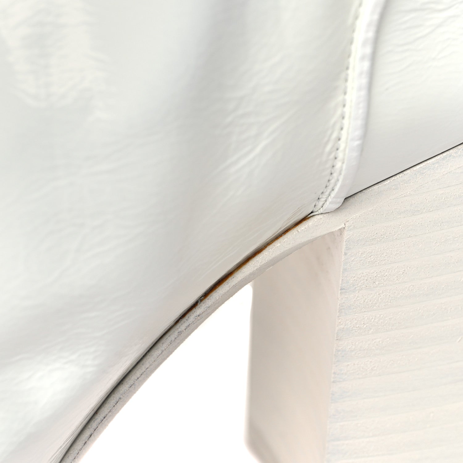 Chanel Shiny Crumpled Calfskin CC Cap Toe Short Boots 40.5 White 10 of 10