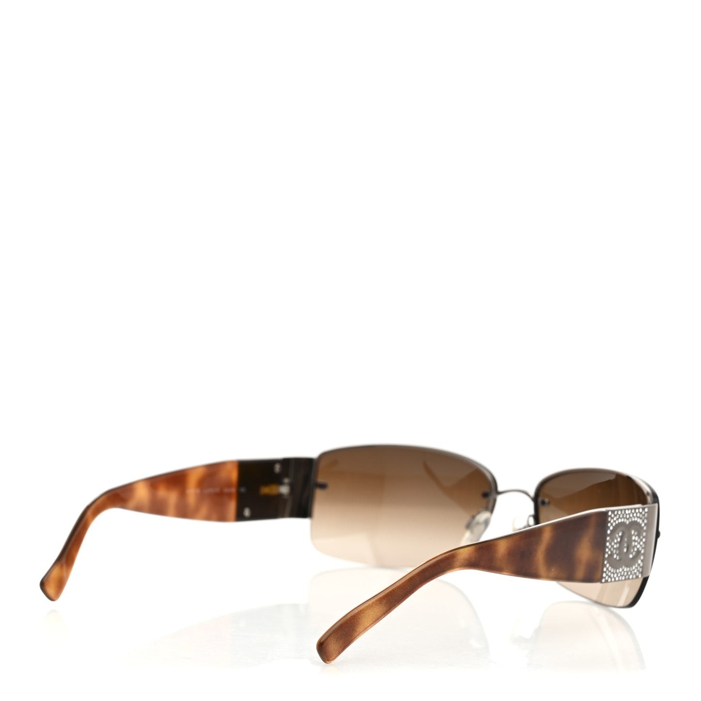 Crystal CC Sunglasses 4117-B Tortoise