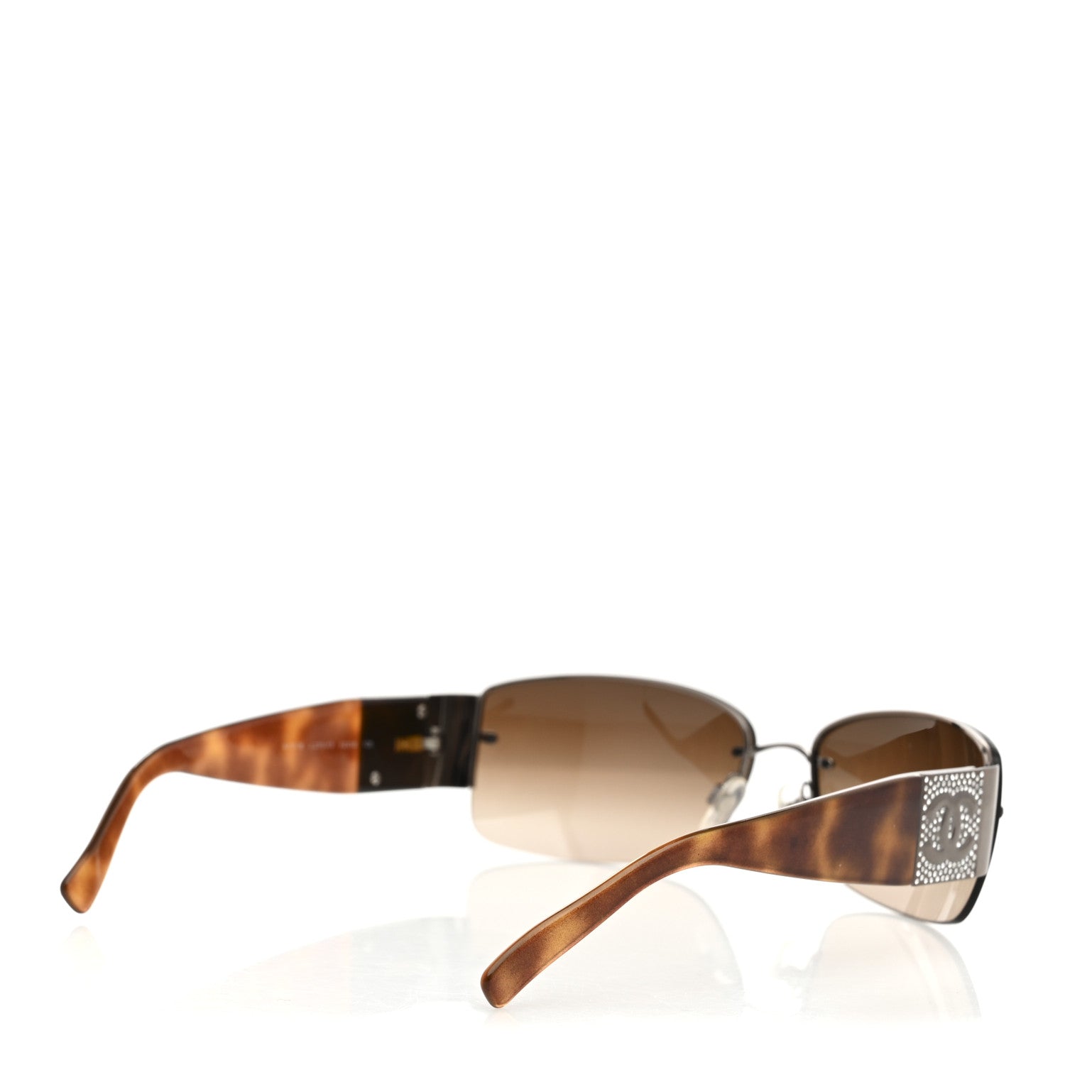 Chanel Crystal CC Sunglasses 4117-B Tortoise 4 of 7