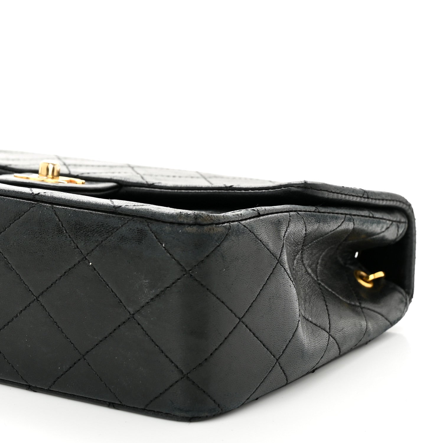 Chanel Lambskin Quilted Small Single Flap Black 9 of 11