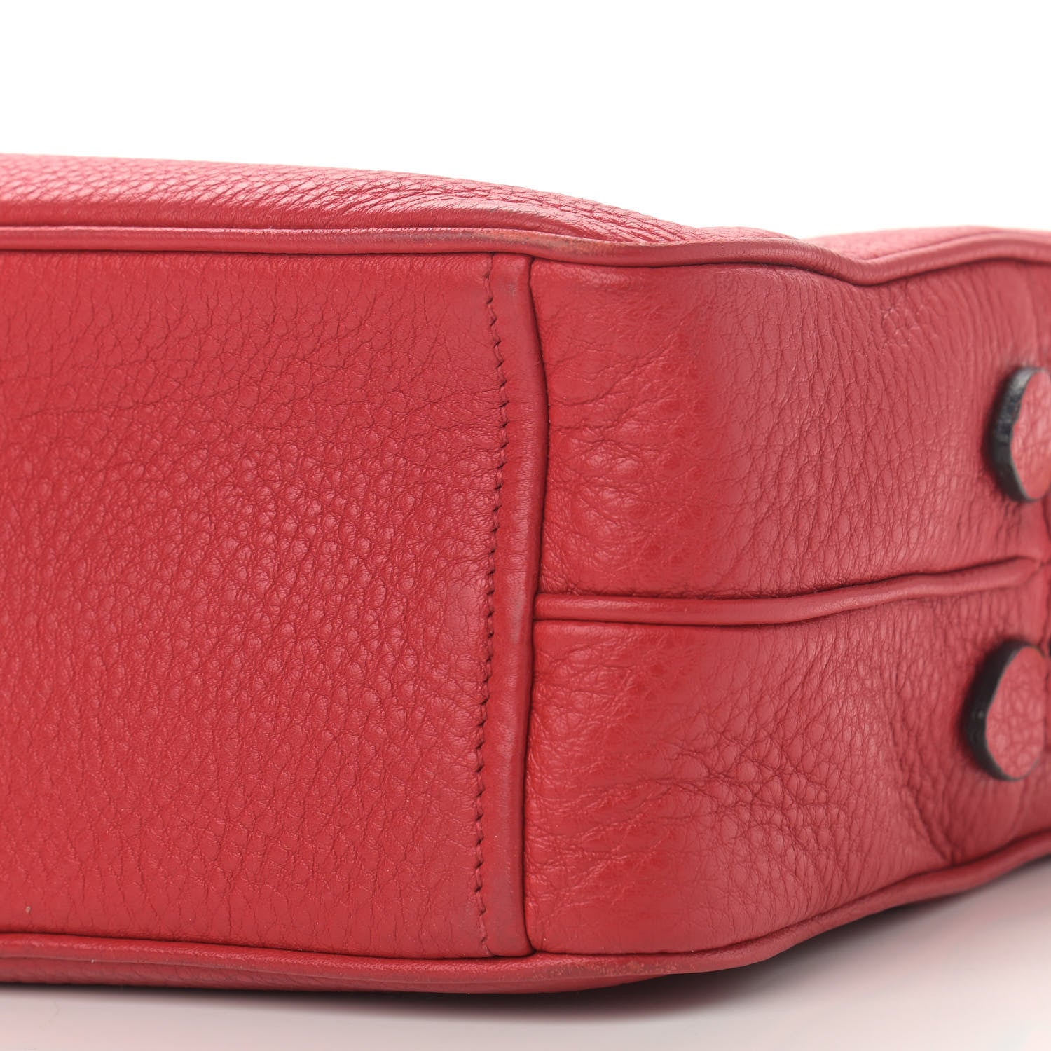 Prada Vitello Phenix Double Zip Camera Bag Rosso 12 of 16