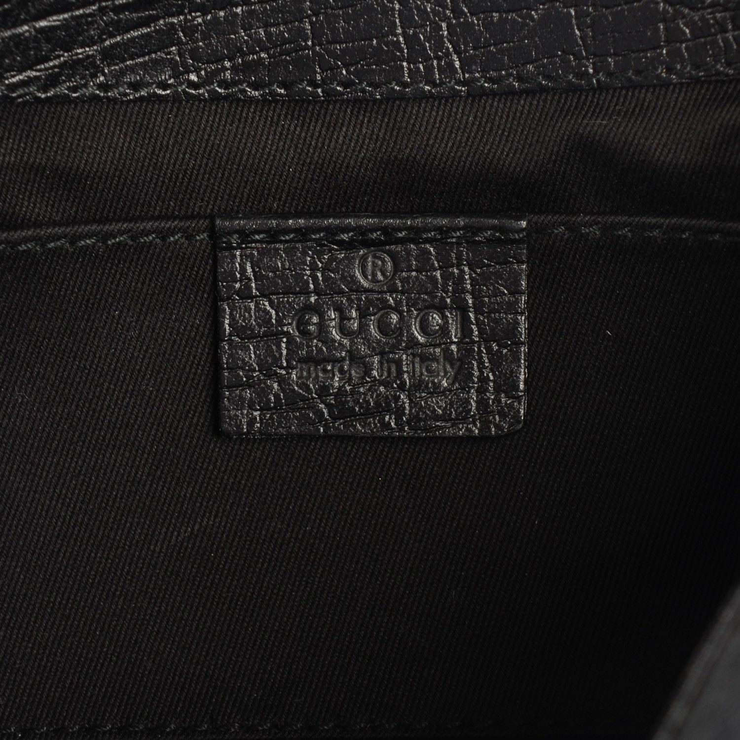 Gucci Monogram Small Horsebit Clutch Black 6 of 7