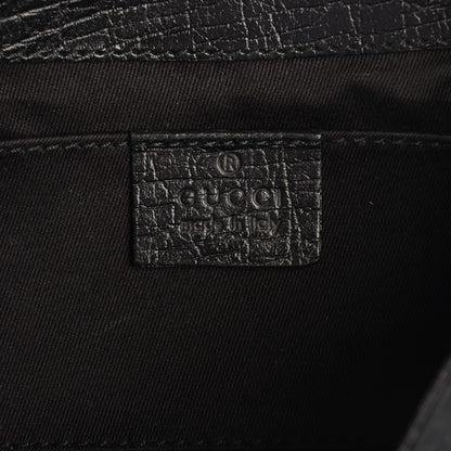 Gucci Monogram Small Horsebit Clutch Black 6 of 7