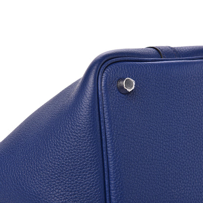 Hermes Taurillon Maurice Picotin Lock 18 PM Bleu Saphir 7 of 10