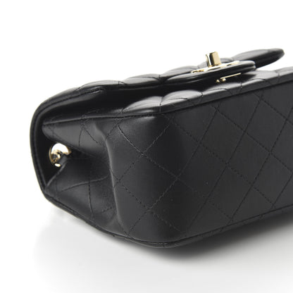 Chanel Lambskin Quilted Mini Square Flap Black 6 of 10