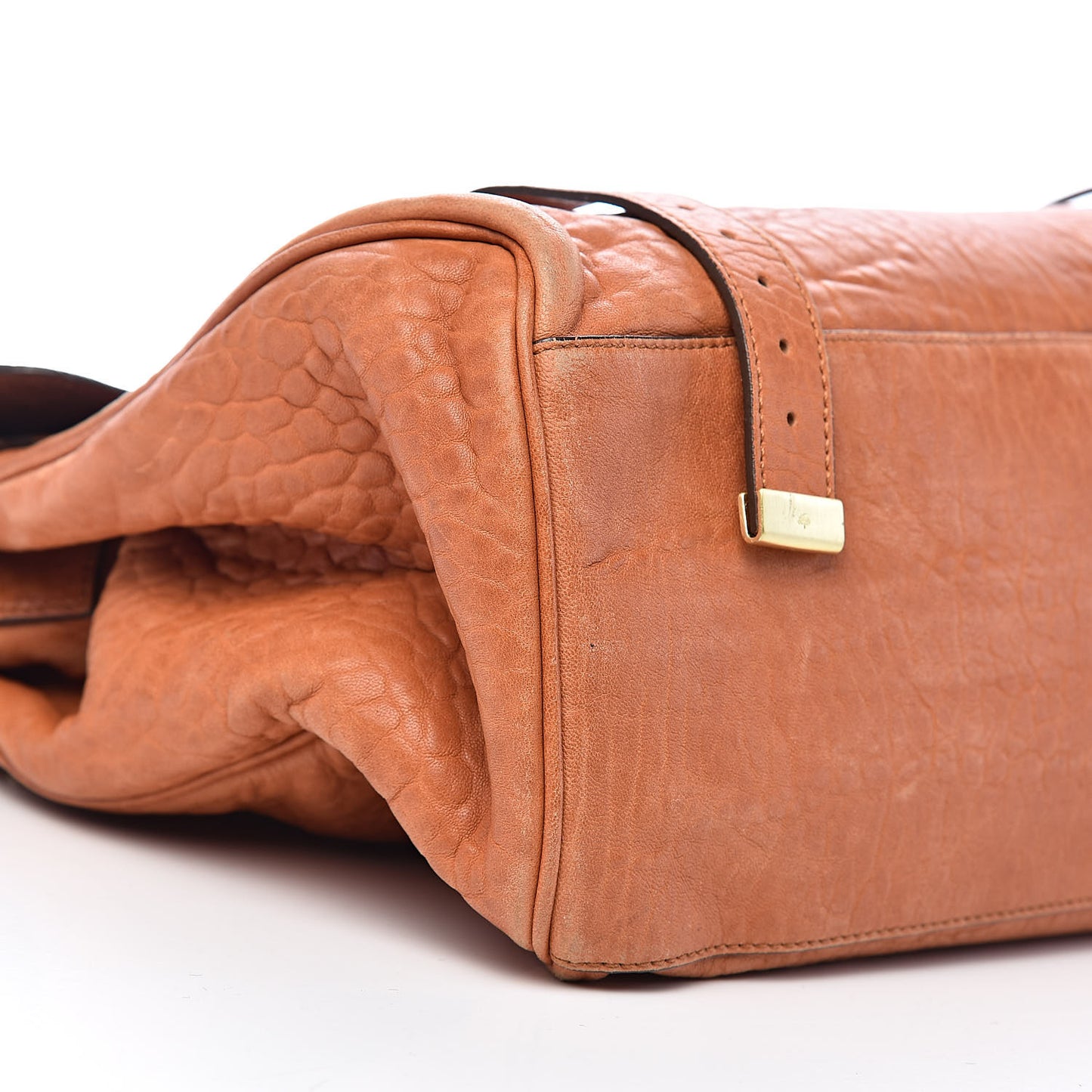 Large Grain Nappa Oversized Alexa Pumpkin