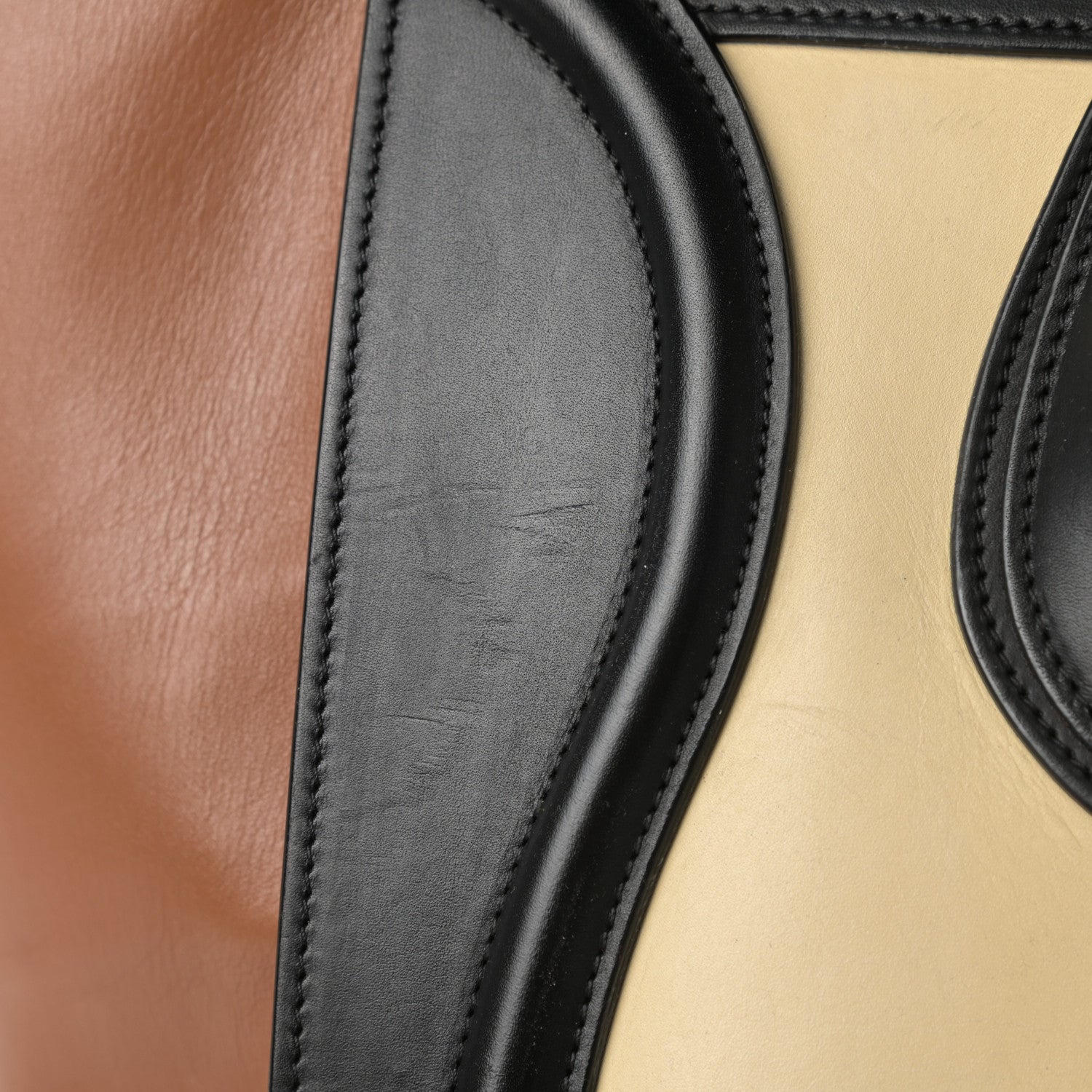Celine Satin Calfskin Suede Mini Tri-Color Luggage Seashell 17 of 19