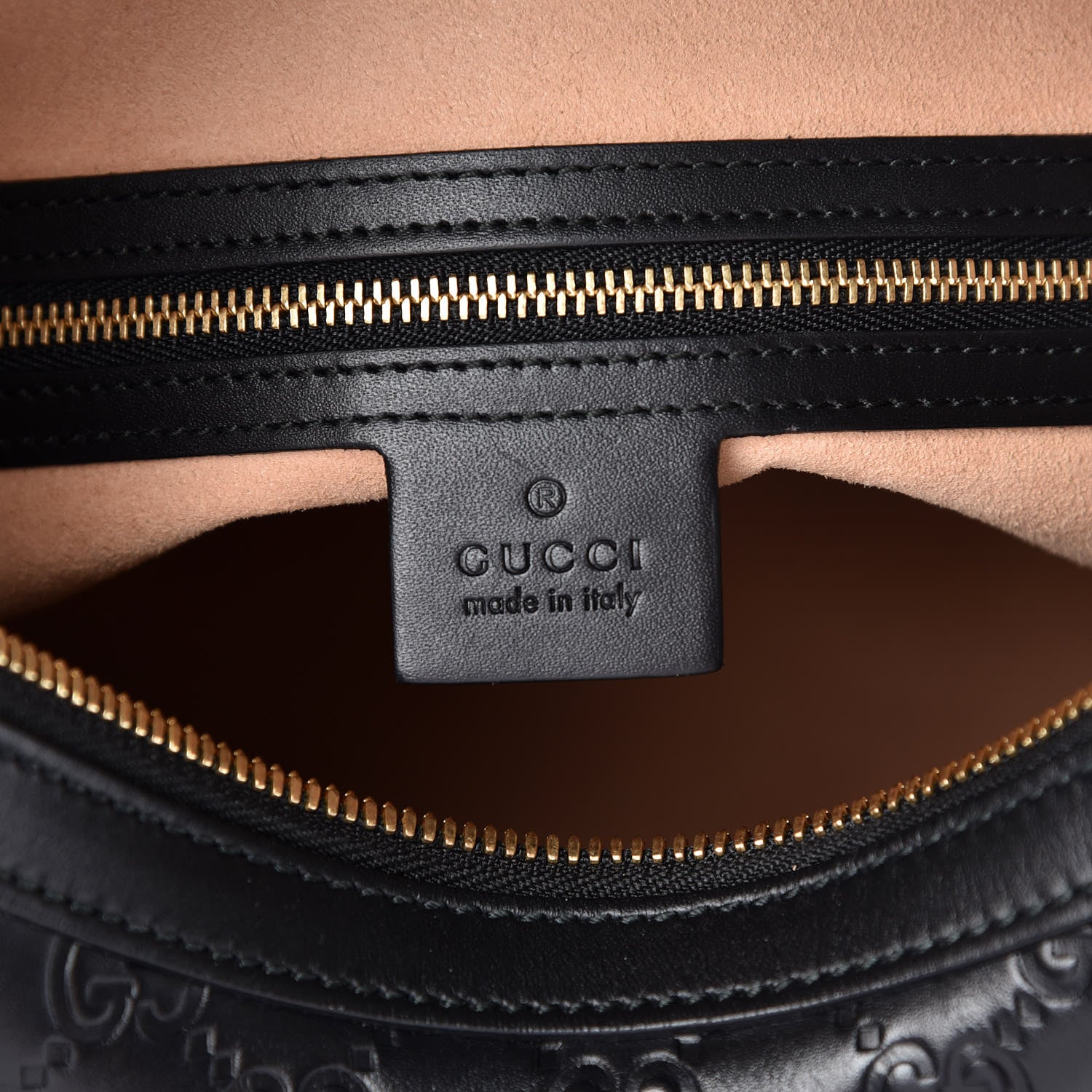 Gucci Guccissima Linea A Hobo Black 6 of 9